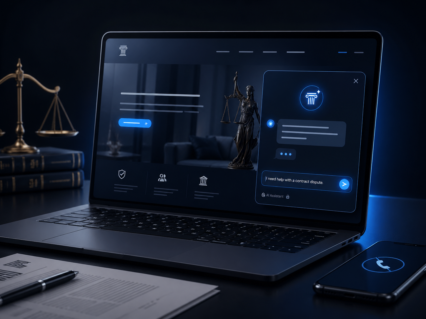 Клиент задаёт вопрос в AI-чате